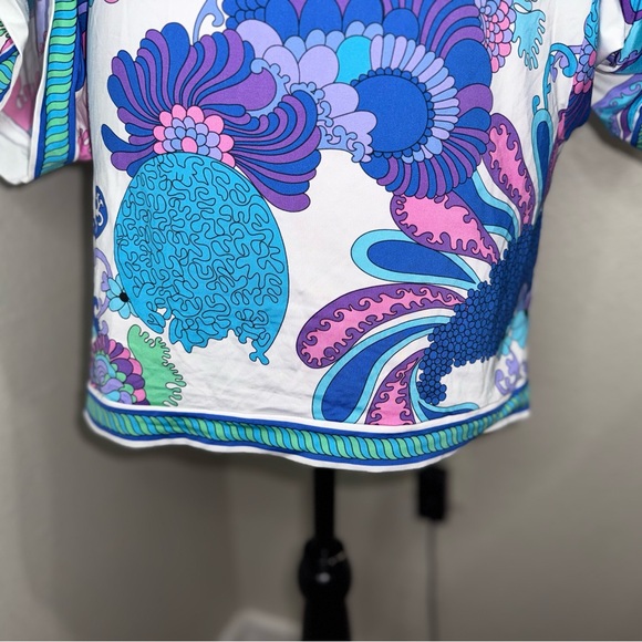 Trina Turk “ Caprice” Paisley Swim Cover-up- Size XS - Picture 6 of 11